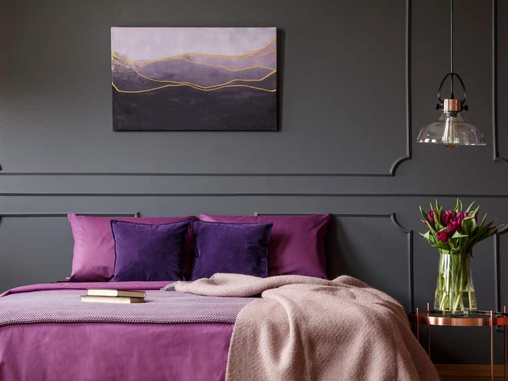 Charcoal Grey Bedroom Paint