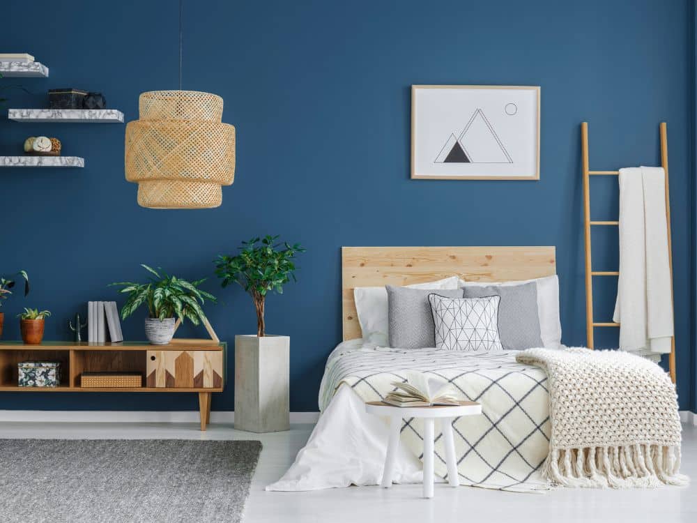 Navy Blue Bedroom Color